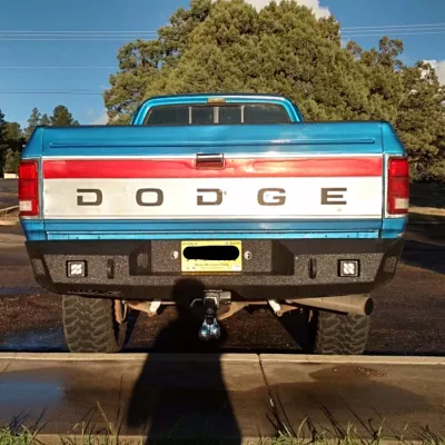 DODGE 150-250-350 1981-1993 with CLASSIC REAR Weld It Yourself STANDARD installed
