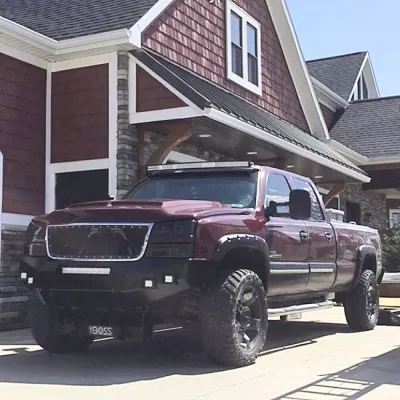 CHEVY 2500-3500HD 2003-2007 with CLASSIC FRONT Weld It Yourself STANDARD installed