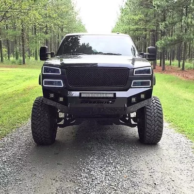 CHEVY 2500-3500HD 2003-2007 with CLASSIC FRONT Weld It Yourself STANDARD installed