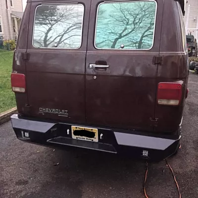 CHEVY EXPRESS VAN 1995-2002 with CLASSIC REAR Weld It Yourself STANDARD installed