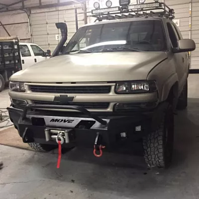 CHEVY TAHOE 2000-2006 with CLASSIC FRONT Weld It Yourself Offroad installed
