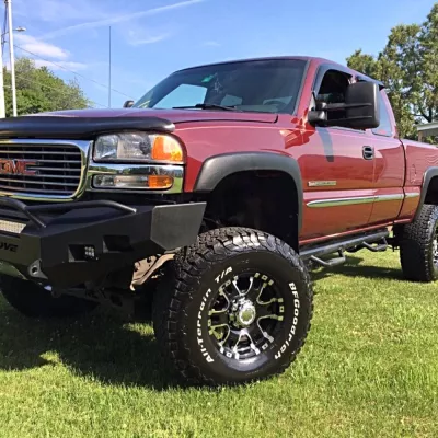 GMC 2500-3500HD 1999-2002 with CLASSIC FRONT Weld It Yourself STANDARD installed