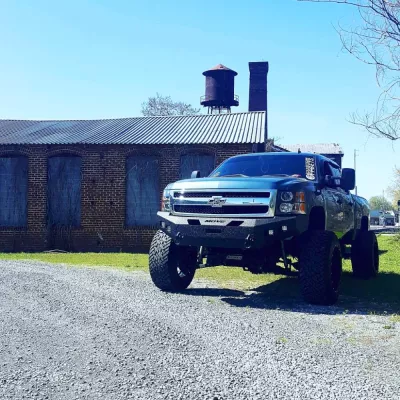 CHEVY 1500 2007.5-2013 with CLASSIC FRONT Weld It Yourself Offroad installed