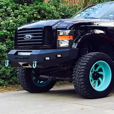 FORD F250-350 2008-2010 with CLASSIC FRONT Weld It Yourself STANDARD installed