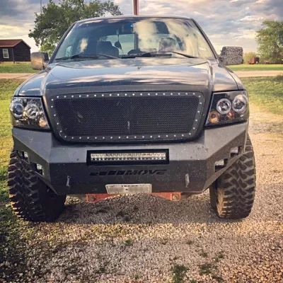 FORD F150 2004-2008 with CLASSIC FRONT Weld It Yourself STANDARD installed