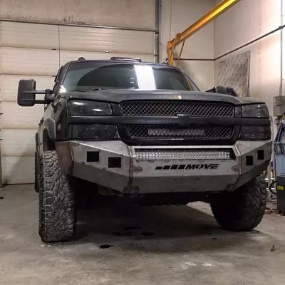 CHEVY 2500-3500HD 2003-2007 with CLASSIC FRONT Weld It Yourself STANDARD installed
