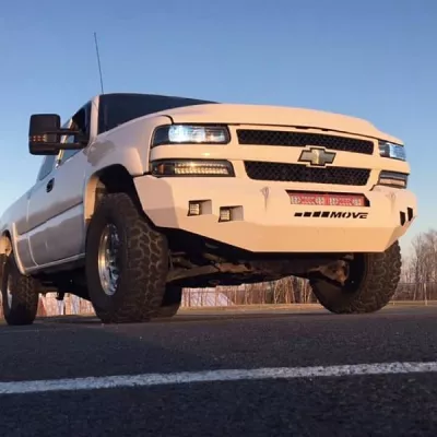 CHEVY 2500-3500HD 1999-2002 with CLASSIC FRONT Weld It Yourself STANDARD installed