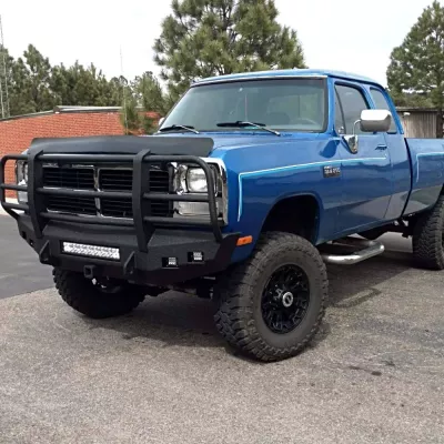 DODGE 150-250-350 1981-1993 with CLASSIC FRONT Weld It Yourself STANDARD installed