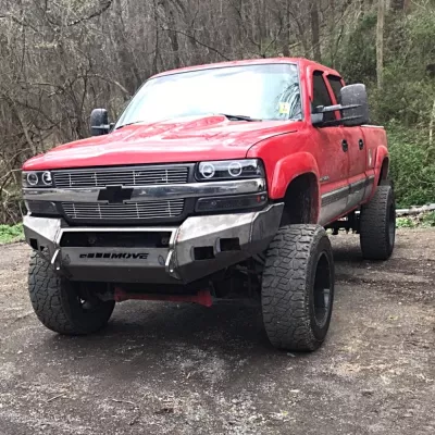 CHEVY 2500-3500HD 1999-2002 with CLASSIC FRONT Weld It Yourself STANDARD installed