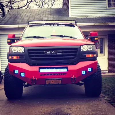 GMC 2500-3500HD 2003-2007 with CLASSIC FRONT Weld It Yourself STANDARD installed