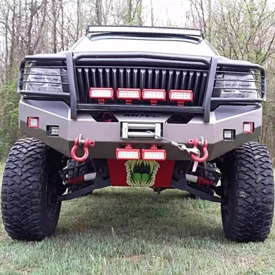 CHEVY SUBURBAN 1500 2007-2014 with CLASSIC FRONT Weld It Yourself Offroad installed