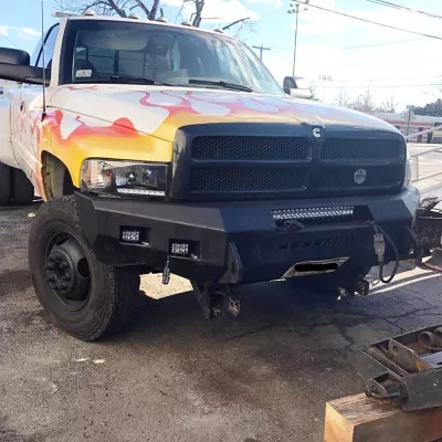 DODGE 2500-3500 1994-2002 with CLASSIC FRONT Weld It Yourself STANDARD installed