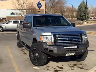 FORD F150 2009-2014 with CLASSIC FRONT Weld It Yourself STANDARD installed
