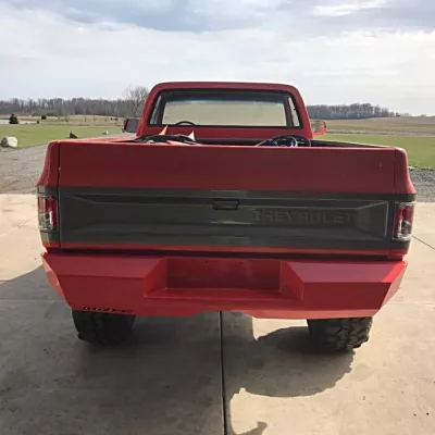 CHEVY 2500-3500HD 1981-1987 with CLASSIC REAR Weld It Yourself STANDARD installed