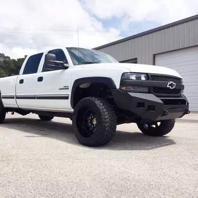 CHEVY 2500-3500HD 1999-2002 with CLASSIC FRONT Weld It Yourself STANDARD installed