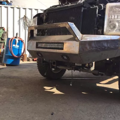 FORD F250-350 2008-2010 with CLASSIC FRONT Weld It Yourself STANDARD installed