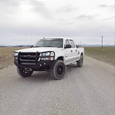 CHEVY 1500HD 2003-2007 with CLASSIC FRONT Weld It Yourself STANDARD installed