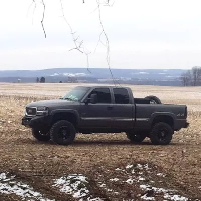 GMC 2500-3500HD 1999-2002 with CLASSIC FRONT Weld It Yourself STANDARD installed