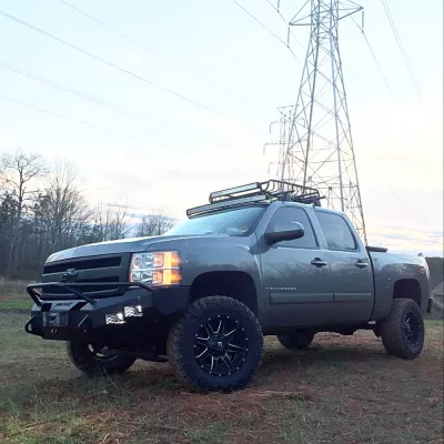 CHEVY 1500 2007.5-2013 with CLASSIC FRONT Weld It Yourself Offroad installed