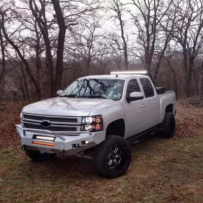 CHEVY 1500 2007.5-2013 with CLASSIC FRONT Weld It Yourself STANDARD installed