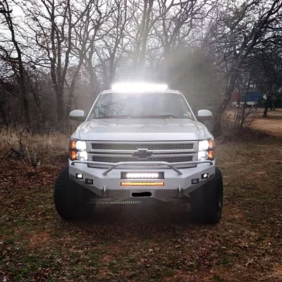 CHEVY 1500 2007.5-2013 with CLASSIC FRONT Weld It Yourself STANDARD installed
