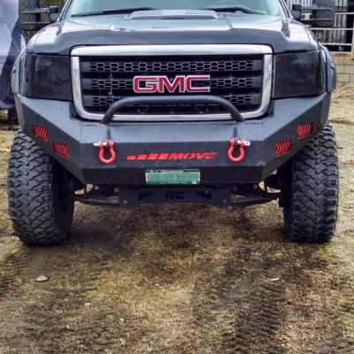 GMC 2500-3500HD 2011-2014 with CLASSIC FRONT Weld It Yourself STANDARD installed