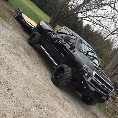 CHEVY 2500-3500HD 2007.5-2010 with CLASSIC FRONT Weld It Yourself STANDARD installed