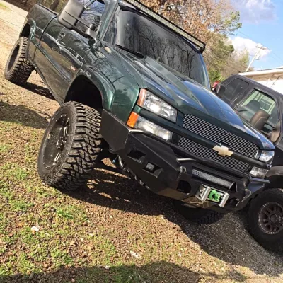 CHEVY 2500-3500HD 2003-2007 with CLASSIC FRONT Weld It Yourself Offroad installed