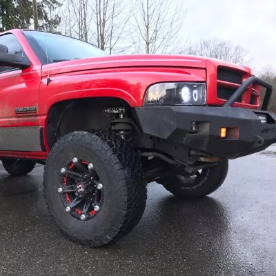 DODGE 2500-3500 1994-2002 with CLASSIC FRONT Weld It Yourself STANDARD installed