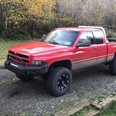 DODGE 2500-3500 1994-2002 with CLASSIC FRONT Weld It Yourself STANDARD installed