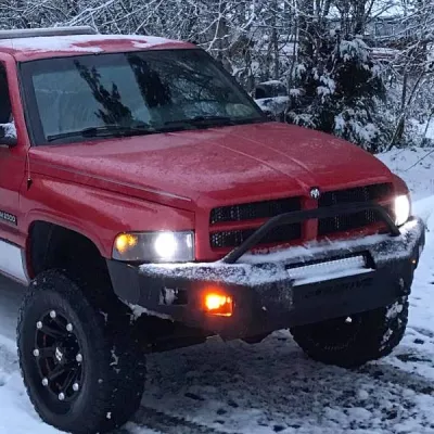 DODGE 2500-3500 1994-2002 with CLASSIC FRONT Weld It Yourself STANDARD installed