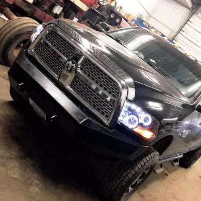 DODGE 2500-3500 2010-2018 with CLASSIC FRONT Weld It Yourself STANDARD installed