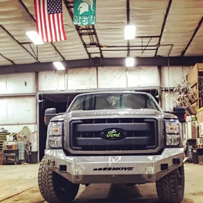 FORD F250-350 2011-2016 with CLASSIC FRONT W.I.Y.KIT STANDARD installed