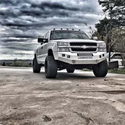 CHEVY 2500-3500HD 2003-2007 with CLASSIC FRONT Weld It Yourself STANDARD installed