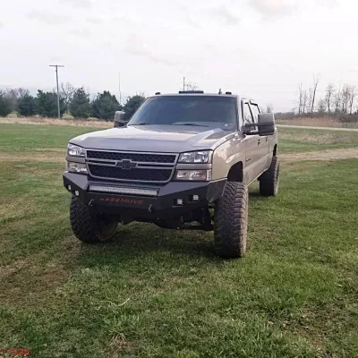 CHEVY 2500-3500HD 2003-2007 with CLASSIC FRONT Weld It Yourself STANDARD installed