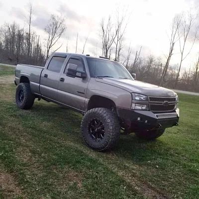 CHEVY 2500-3500HD 2003-2007 with CLASSIC FRONT Weld It Yourself STANDARD installed