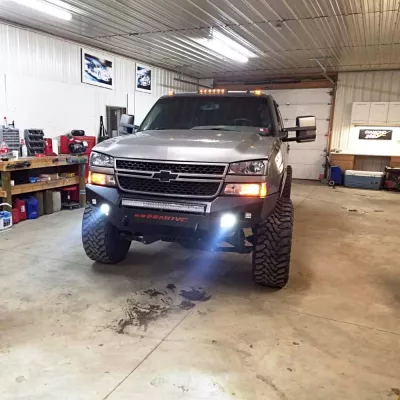 CHEVY 2500-3500HD 2003-2007 with CLASSIC FRONT Weld It Yourself STANDARD installed