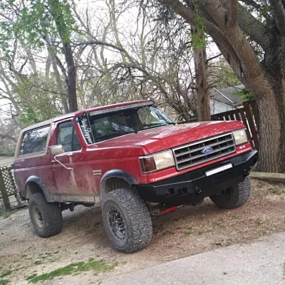FORD F150 1987-1991 with CLASSIC FRONT Weld It Yourself STANDARD installed