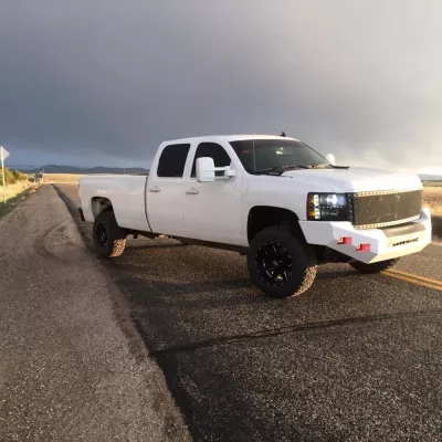 CHEVY 2500-3500HD 2007.5-2010 with CLASSIC FRONT Weld It Yourself STANDARD installed
