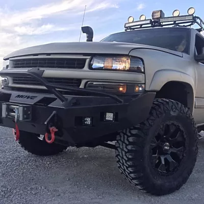 CHEVY TAHOE 2000-2006 with CLASSIC FRONT Weld It Yourself Offroad installed
