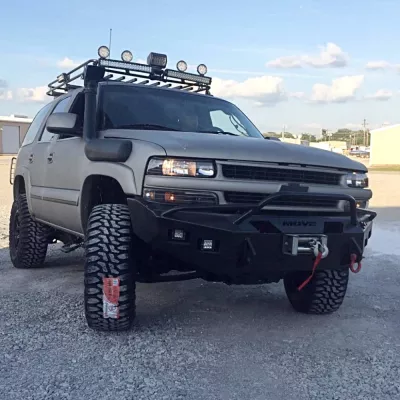 CHEVY TAHOE 2000-2006 with CLASSIC FRONT Weld It Yourself Offroad installed