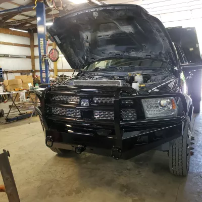 DODGE 4500-5500 2010-2018 with CLASSIC FRONT Weld It Yourself Offroad installed