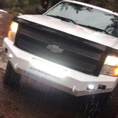 CHEVY 1500 2007.5-2013 with CLASSIC FRONT Weld It Yourself STANDARD installed