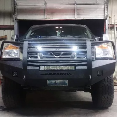 NISSAN TITAN 2003-2015 with CLASSIC FRONT Weld It Yourself STANDARD installed