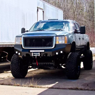 GMC 2500-3500HD 2007.5-2010 with CLASSIC FRONT Weld It Yourself Offroad installed
