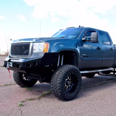 GMC 2500-3500HD 2007.5-2010 with CLASSIC FRONT Weld It Yourself Offroad installed
