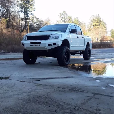 NISSAN TITAN 2003-2015 with CLASSIC FRONT Weld It Yourself STANDARD installed