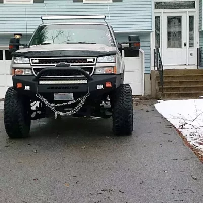CHEVY 2500-3500HD 2003-2007 with CLASSIC FRONT Weld It Yourself STANDARD installed