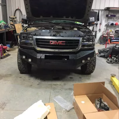 GMC 2500-3500HD 2003-2007 with CLASSIC FRONT Weld It Yourself STANDARD installed
