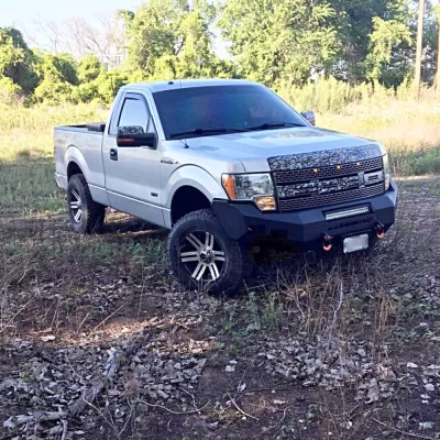 FORD F150 2009-2014 with CLASSIC FRONT Weld It Yourself STANDARD installed